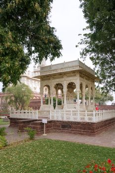 Jaswant Thada temple in Jodhpur, Rajasthan, India.