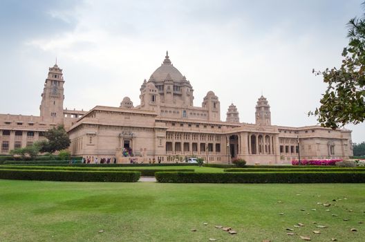 Umaid Bhawan Palace located at Jodhpur in Rajasthan, India, is one of the world's largest private residences.