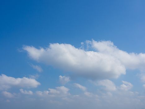 image of blue sky with white cloud use for background