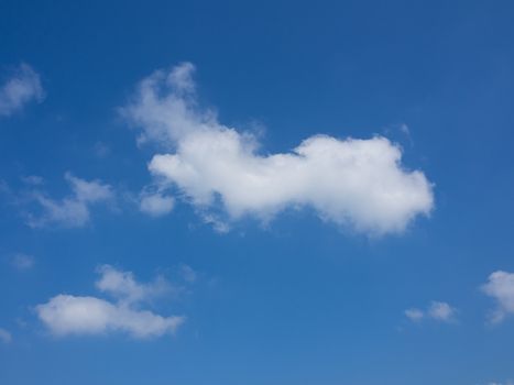 image of blue sky with white cloud use for bachground