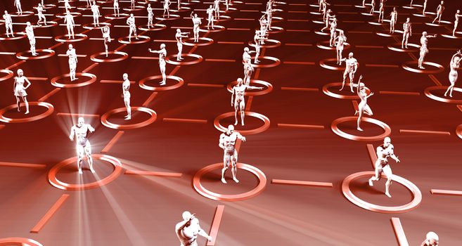 Business or Politics Community Linked By the Internet