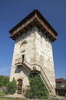 Orthodox monastery Humor from Bucovina, Tower view.  (Unesco Heritage)