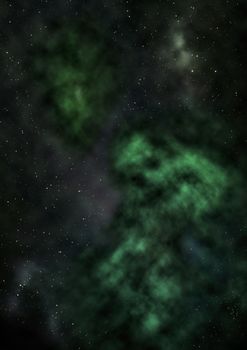 Far being shone nebula and star field against space. "Elements of this image furnished by NASA".