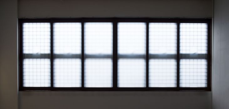 close up of backlit window