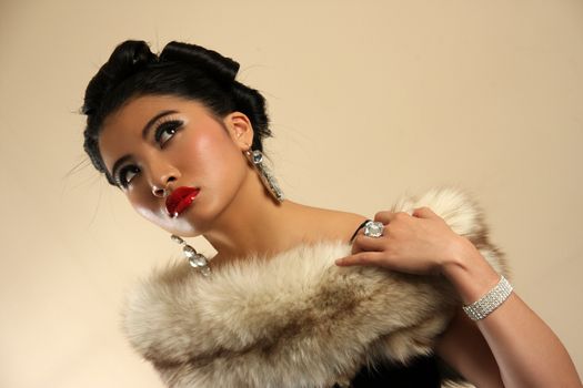 Beautiful lady posing 