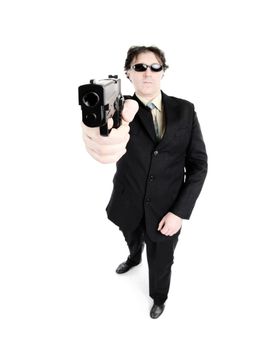 Man with a gun