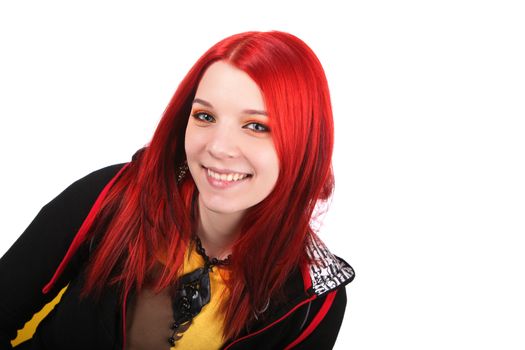 Beautiful red hair girl