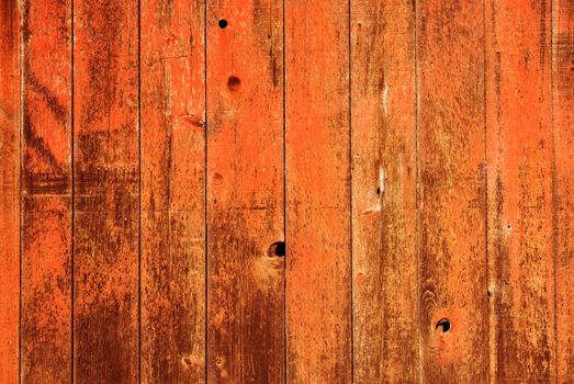 Red Painted Wood Background. Aged Red Painted Planks Wooden Wall Backdrop.