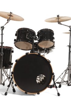 Bass Drum Kit isolated over white background