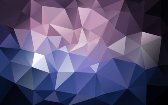 Abstract low poly background, geometry triangle, mosaic pastel color background