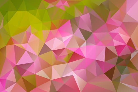 Abstract low poly background, geometry triangle, mosaic pastel color background