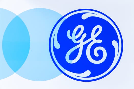 SIMI VALLEY, CA/USA - JANUARY 23, 2016: General Electric logo. General Electric is an American multinational conglomerate corporation.