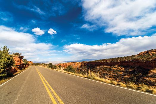 Western Colorado Summer Trip. Colorado National Monument Road. United States.