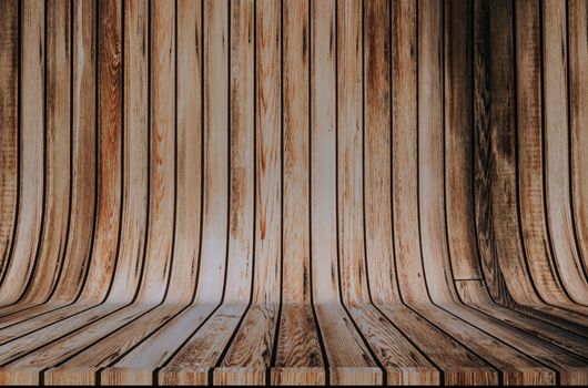 Wood Cyclorama Backdrop. Wooden Background