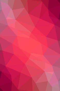 Pink Low Poly Geometric Abstract Background