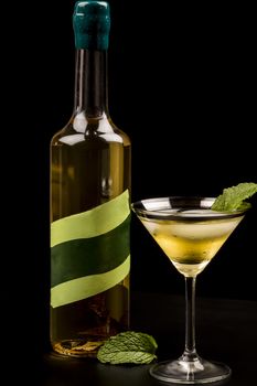 Cocktail with mint 