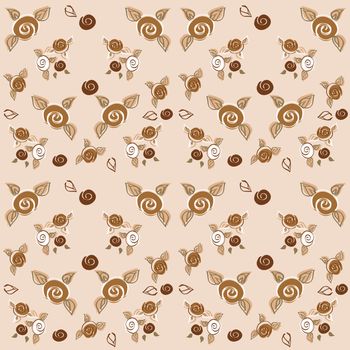 Chic Rose Patterns seamless fabric and paper backgrounds, scrap booking