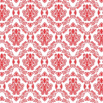 Tattoo Damask pattern Template wallpaper Seamless 