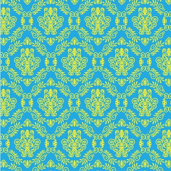 Tattoo Damask pattern Template wallpaper Seamless 