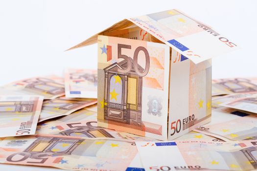 House built with European money - 50 euro