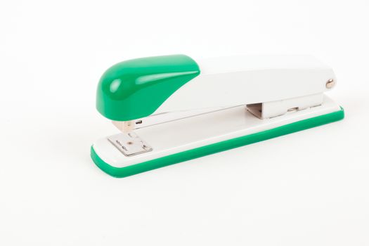 Tacker - stapler on a white background