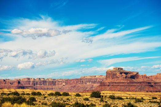 Raw Utah Rocky Landscape. Scenic Utah State, United States.