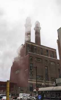 BOSTON - DECEMBER 13: of Old Street near Chinatown on December 13, 2015 in Boston MA