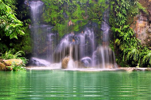 Waterfall in the deep forest