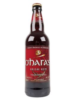 PULA, CROATIA - JANUARY 23, 2016: O'Hara's Irish Red is a Irish Red Ale style beer brewed by Carlow Brewing Company in County Carlow, Ireland. 