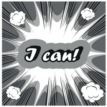 I can! boom background stamp template