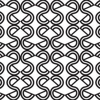 Abstract borders pattern seamless tattoo