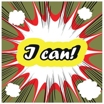 I can! boom background stamp template