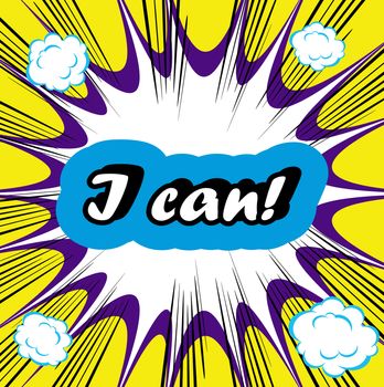 I can! boom background stamp template