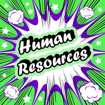 Human Resource HR background  human resources concept