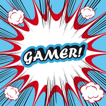 Pop Art explosion Background Gamer!