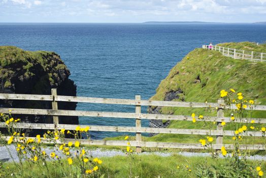 cliff walk view on the wild atlantic way in ballybunion county kerry ireland