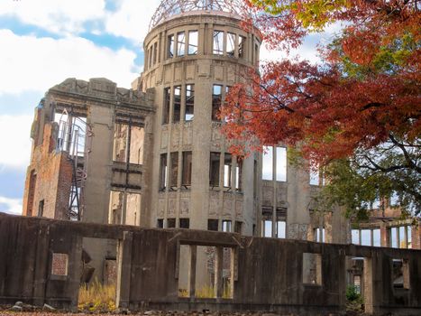 hiroshima memorial park dome scenic