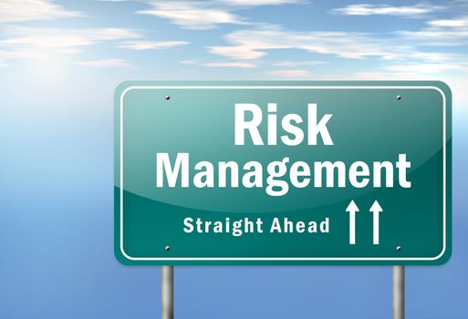 Highway Signpost "Risk Management"