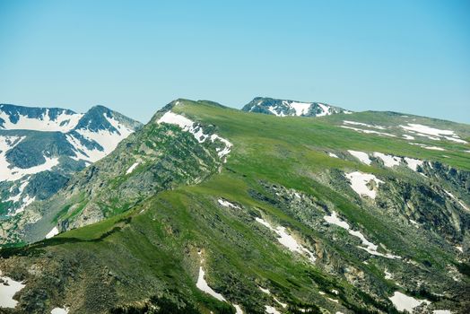 Colorado Rocky Mountains Peaks. Mountain Landscape.