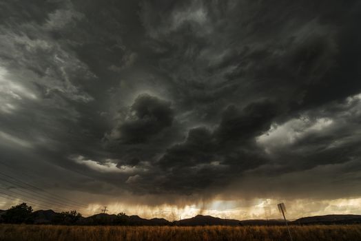 Coming Storm. Colorado Front Range Summer Storm.