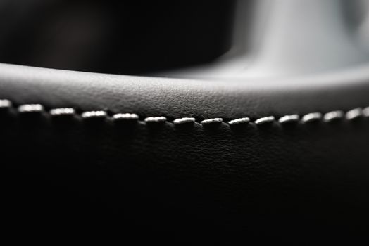 Leather Stitched High End Leather Finishing.