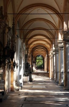 Zagreb Mirogoj cemetery arcades