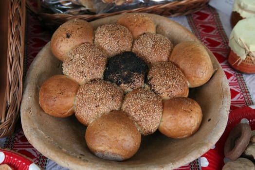 Fresh bread rolls