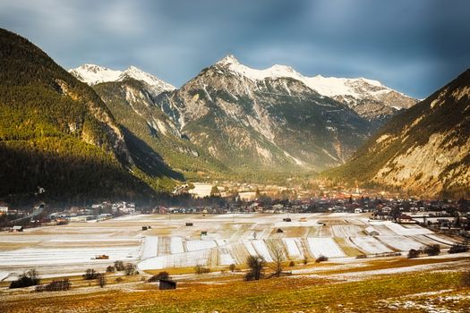 Alpine valley in Tirol, Austria