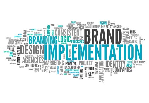 Word Cloud "Brand Implementation"