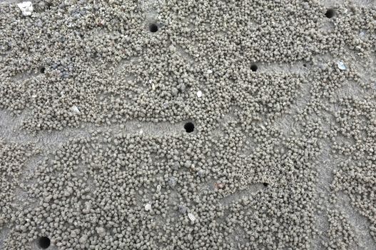 Texture of beach sand