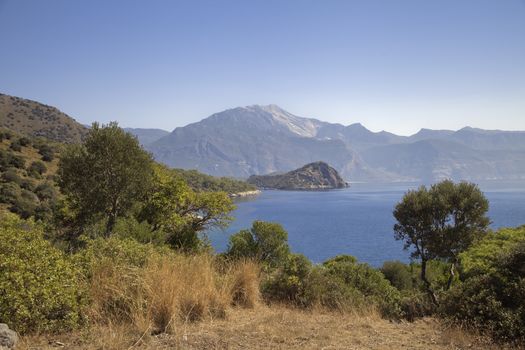 Scenic bay near Marmaris, Turkey on a sunny day