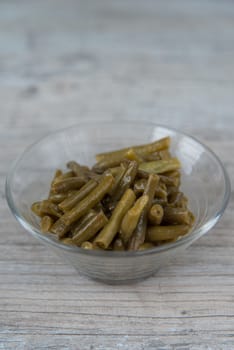 Plate of the prepared green beans