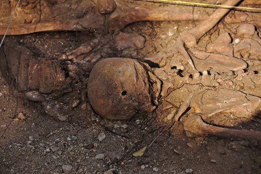 In 1936, just at the beginning of the Spanish Civil War, dozens of non-fascist citizens were carried from Burgos to mount Estepar. Over there, they were shot by a platoon of Franco's army and buried in a mass grave until 2014-2015.