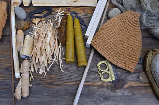 historical tools for making fire from czech republic